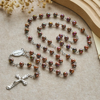Iridescent Acrylic Faith Roses: Lśniące pocieszenie ze świętą symboliką