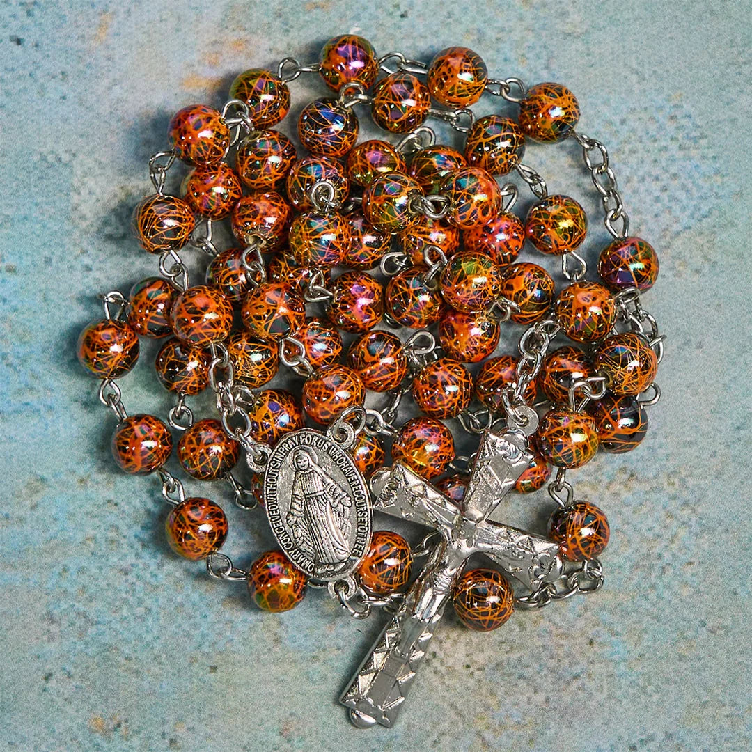 Iridescent Acrylic Faith Roses: Lśniące pocieszenie ze świętą symboliką